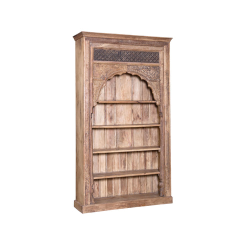 Bookcase Antique Finish with Mansion Wax and Lacquer Polish