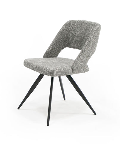 Modrest Palmer Modern Grey Fabric Dining Chair (Set of 2) By VIG Furniture