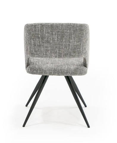 Modrest Palmer Modern Grey Fabric Dining Chair (Set of 2) By VIG Furniture