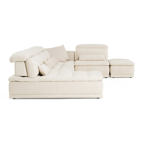 David Ferrari Panorama Italian Modern Beige Fabric Modular Sectional Sofa Model VGFT-PANORAMA-BGE