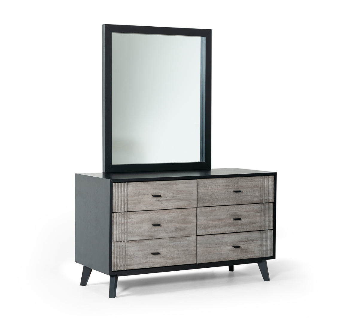 Nova Domus Panther Contemporary Grey & Black Dresser Model VGMABR-77-DRS