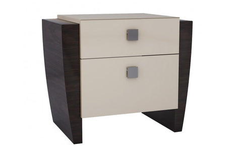Paris High Gloss Beige NightstandModel:  PARIS-NS-BEIGE
