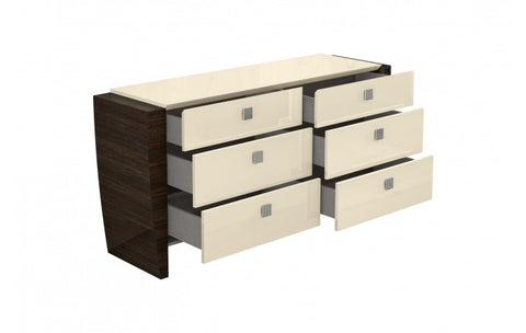 Paris High Gloss Beige DresserModel:  PARIS-DRS-BEIGE