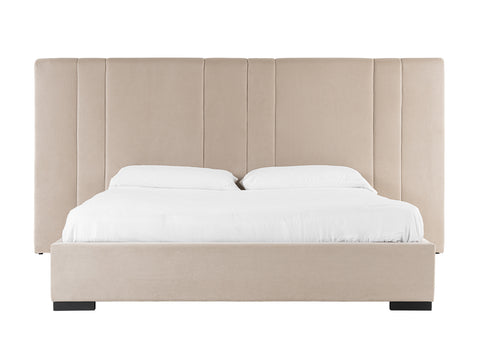 Modrest Penelope Modern Grey Velvet Bed Model VGVCBD2312