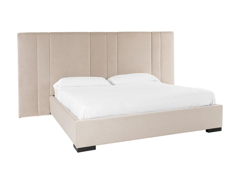 Modrest Penelope Modern Grey Velvet Bed Model VGVCBD2312