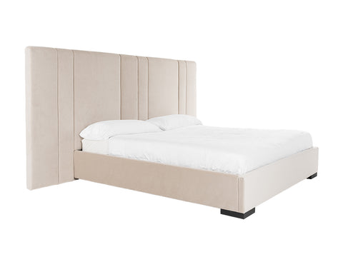 Modrest Penelope Modern Grey Velvet Bed Model VGVCBD2312