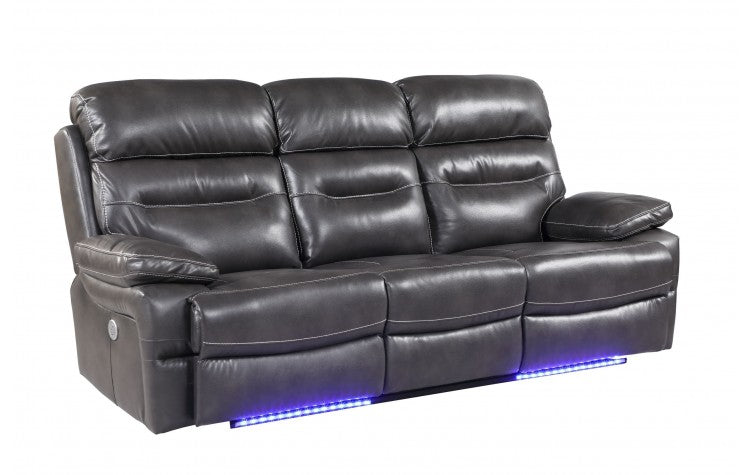9442 - Gray Power Reclining SofaModel:  9442-GRAY-PWR-S