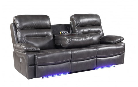 9442 - Gray Power Reclining SofaModel:  9442-GRAY-PWR-S