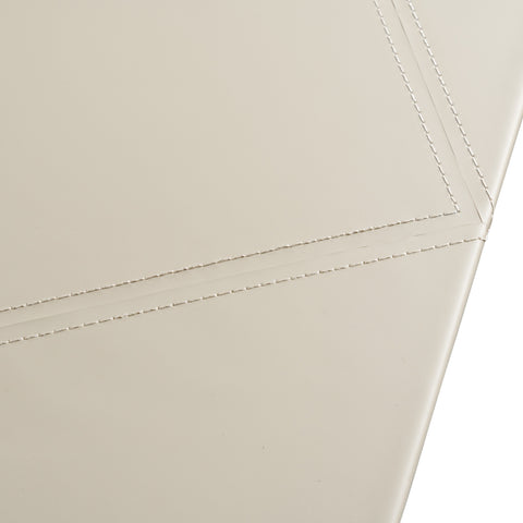 Modrest Pilot Modern Dark Walnut & Beige Leather Desk Model VGVC-BT2323