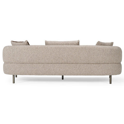 Divani Casa Plume Modern Brown Fabric Sofa Model VGOD-ZW-24014-NH30173-5