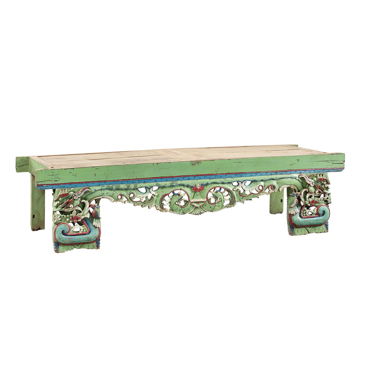Old Natural with Distressed Painted Finish Madura Ampar Daybed