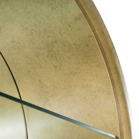 Modrest Poise Modern Antique Brass & Mirror Bookcase Model VGFA-SA2816