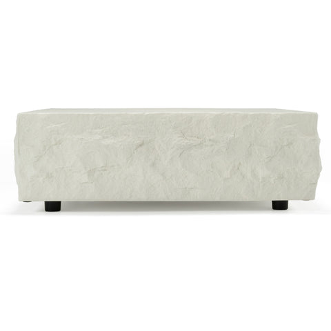 Modrest Quarry Modern Off White Square Coffee Table Model VGVC-CT111