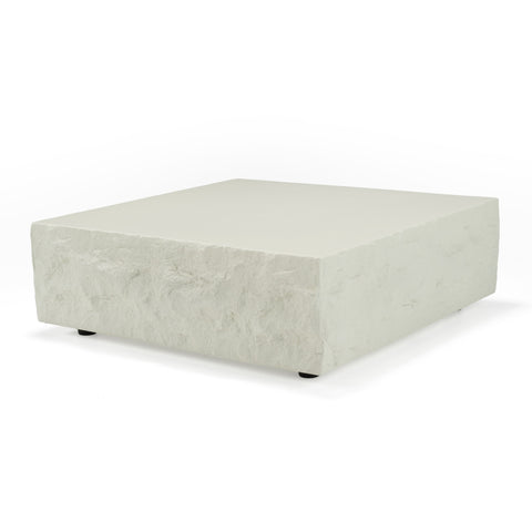 Modrest Quarry Modern Off White Square Coffee Table Model VGVC-CT111