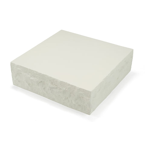 Modrest Quarry Modern Off White Square Coffee Table Model VGVC-CT111
