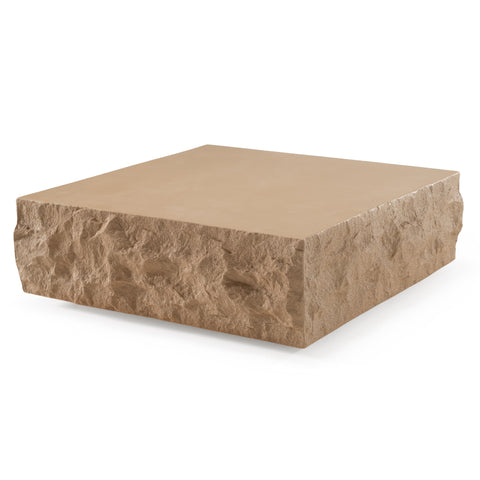 Modrest Quarry Modern Beige Square Coffee Table Model VGVC-CT111-BGE