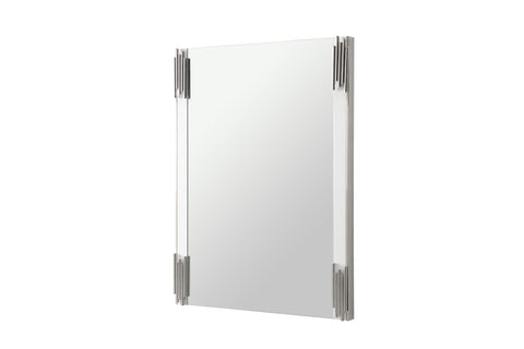 Modrest Token Modern White & Stainless Steel Bedroom Set Model VGVCBD815-SET-WHT