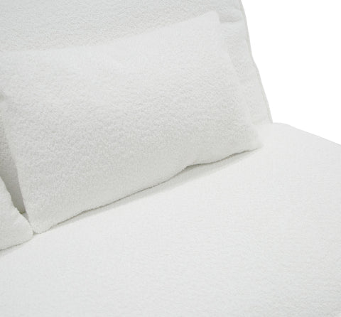 Divani Casa Racine Modern White Fabric Modular Sectional Sofa Model VGSX-FF22054-WHT