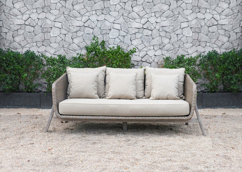 Divani Casa Carillo Outdoor Beige Wicker Sofa Set By VIG Furniture