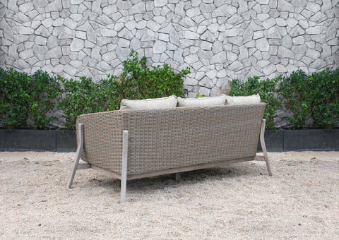 Divani Casa Carillo Outdoor Beige Wicker Sofa Set By VIG Furniture