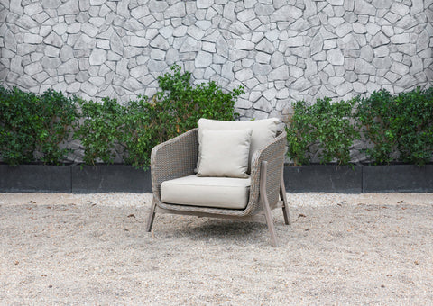 Divani Casa Carillo Outdoor Beige Wicker Sofa Set By VIG Furniture