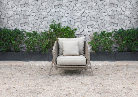 Divani Casa Carillo Outdoor Beige Wicker Sofa Set By VIG Furniture