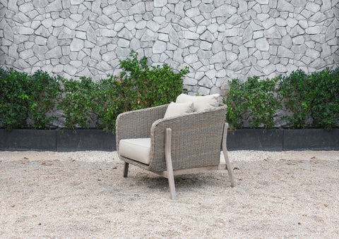 Divani Casa Carillo Outdoor Beige Wicker Sofa Set By VIG Furniture