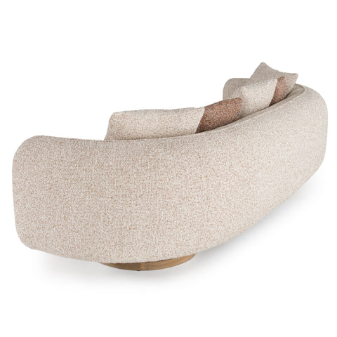 Divani Casa Raywood Modern Multicolered Boucle Fabric & Ash Sofa Model VGCS-SF-24107-SOFA