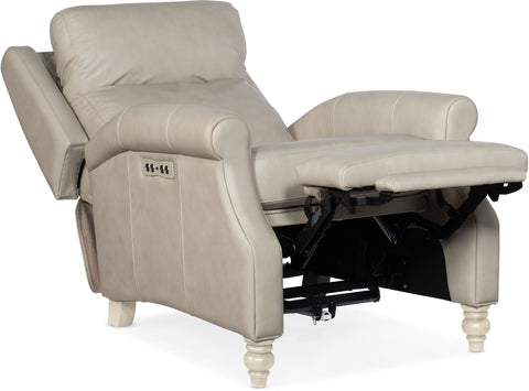 Hooker Furniture Living Room Hurley Power Recliner with Power Headrest