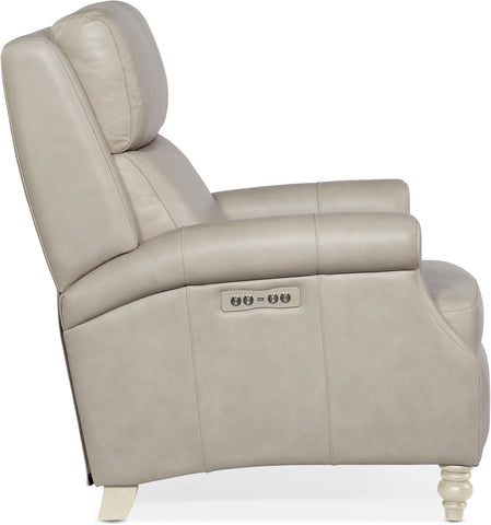 Hooker Furniture Living Room Hurley Power Recliner with Power Headrest