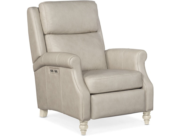 Hooker Furniture Living Room Hurley Power Recliner with Power Headrest