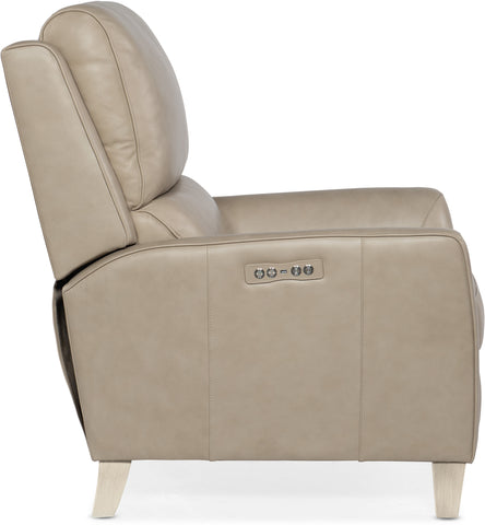 Hooker Furniture Living Room Dunes Power Recliner with Power Headrest