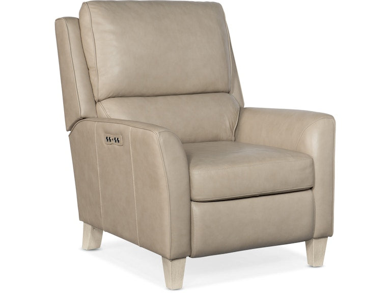 Hooker Furniture Living Room Dunes Power Recliner with Power Headrest