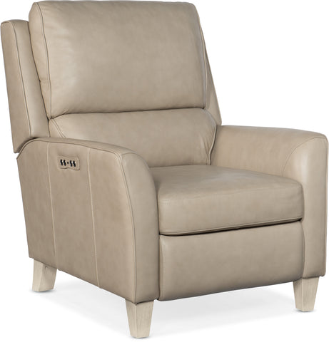 Hooker Furniture Living Room Dunes Power Recliner with Power Headrest
