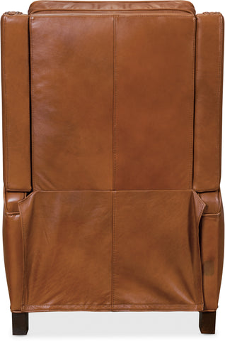 Hooker Furniture Living Room Rylea Manual Push Back Recliner