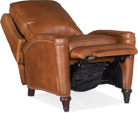 Hooker Furniture Living Room Rylea Manual Push Back Recliner