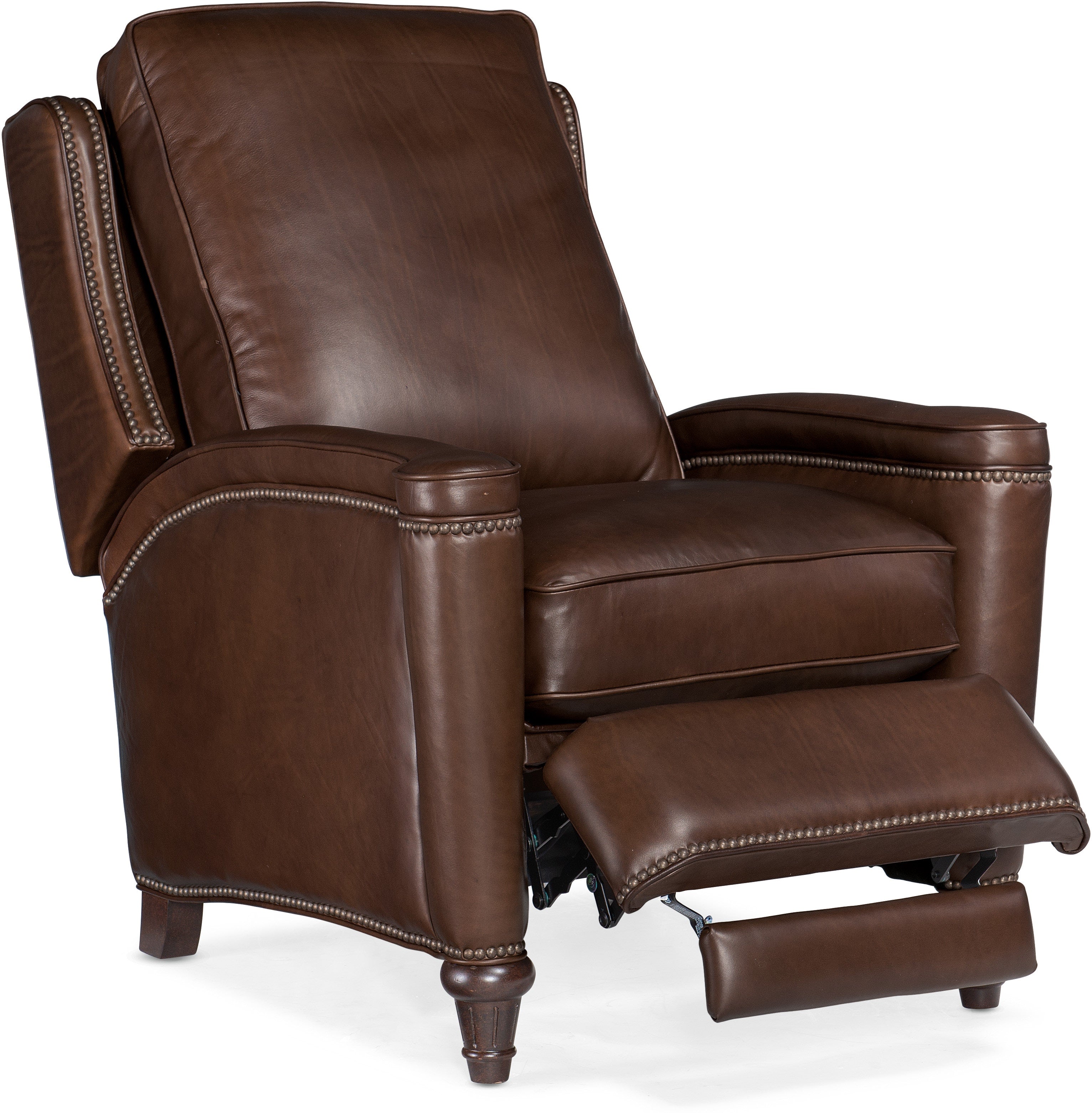 Hooker Furniture Living Room Rylea Manual Push Back Recliner
