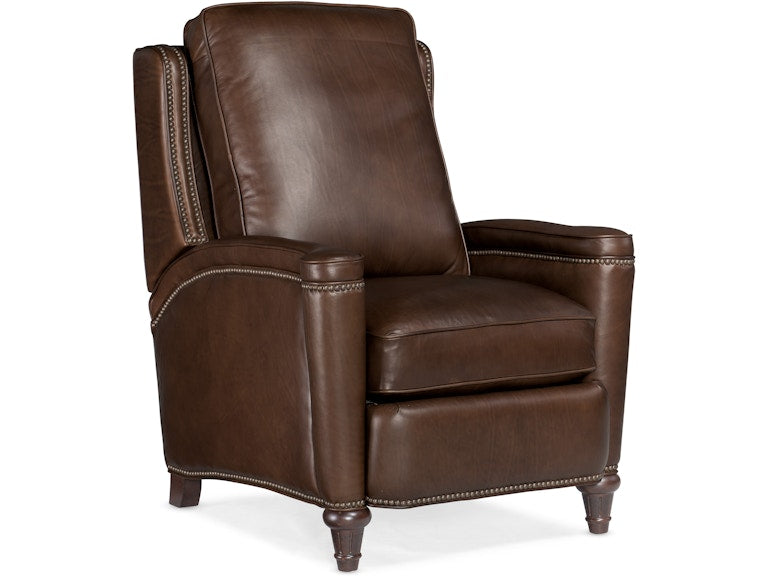 Hooker Furniture Living Room Rylea Manual Push Back Recliner