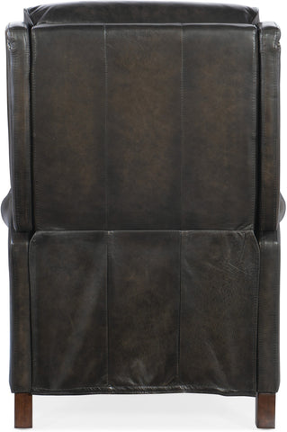 Hooker Furniture Living Room Stark Manual Push Back Recliner