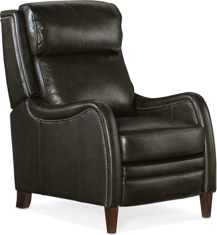 Hooker Furniture Living Room Stark Manual Push Back Recliner