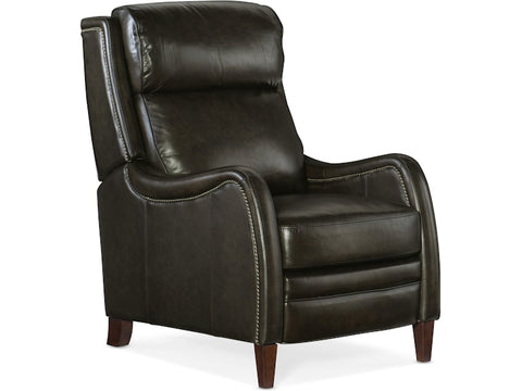 Hooker Furniture Living Room Stark Manual Push Back Recliner
