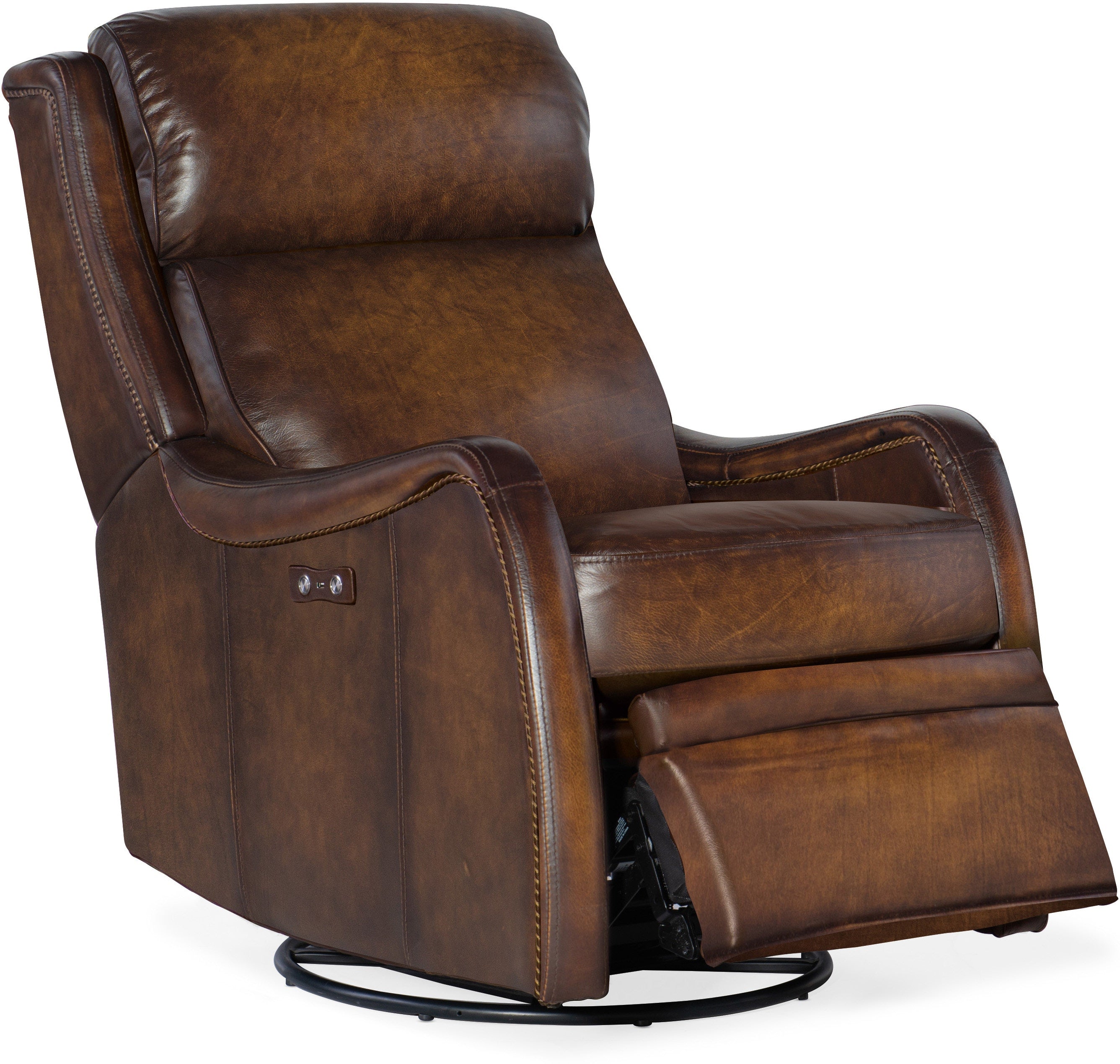 Hooker Furniture Living Room Stark PWR Swivel Glider Recliner