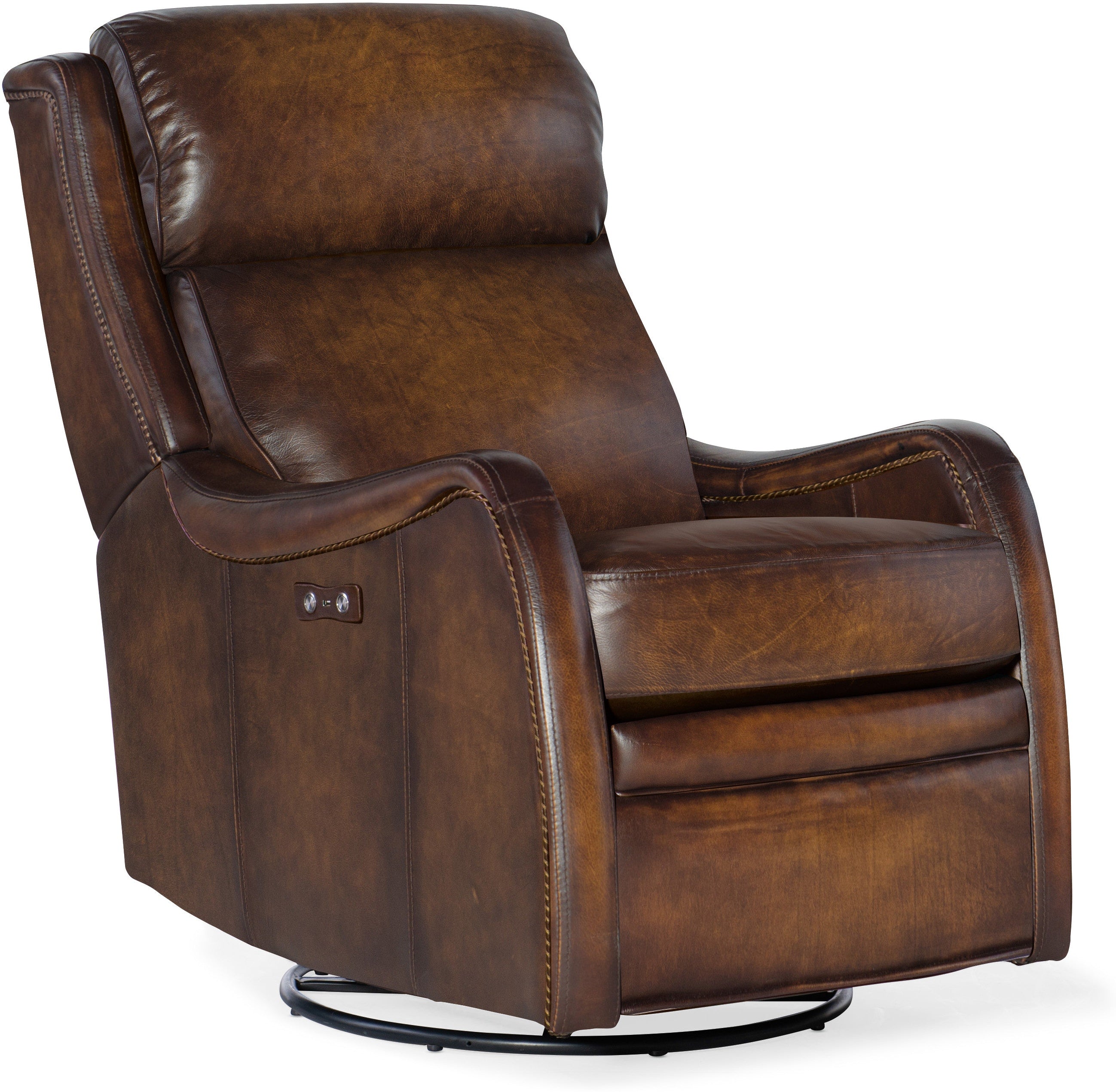 Hooker Furniture Living Room Stark PWR Swivel Glider Recliner