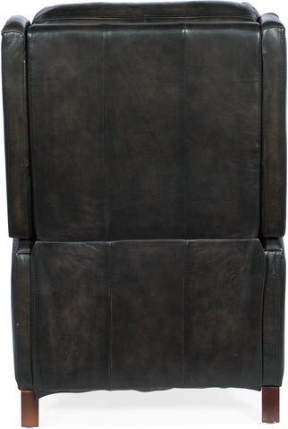 Hooker Furniture Living Room Declan Manual Push Back Recliner