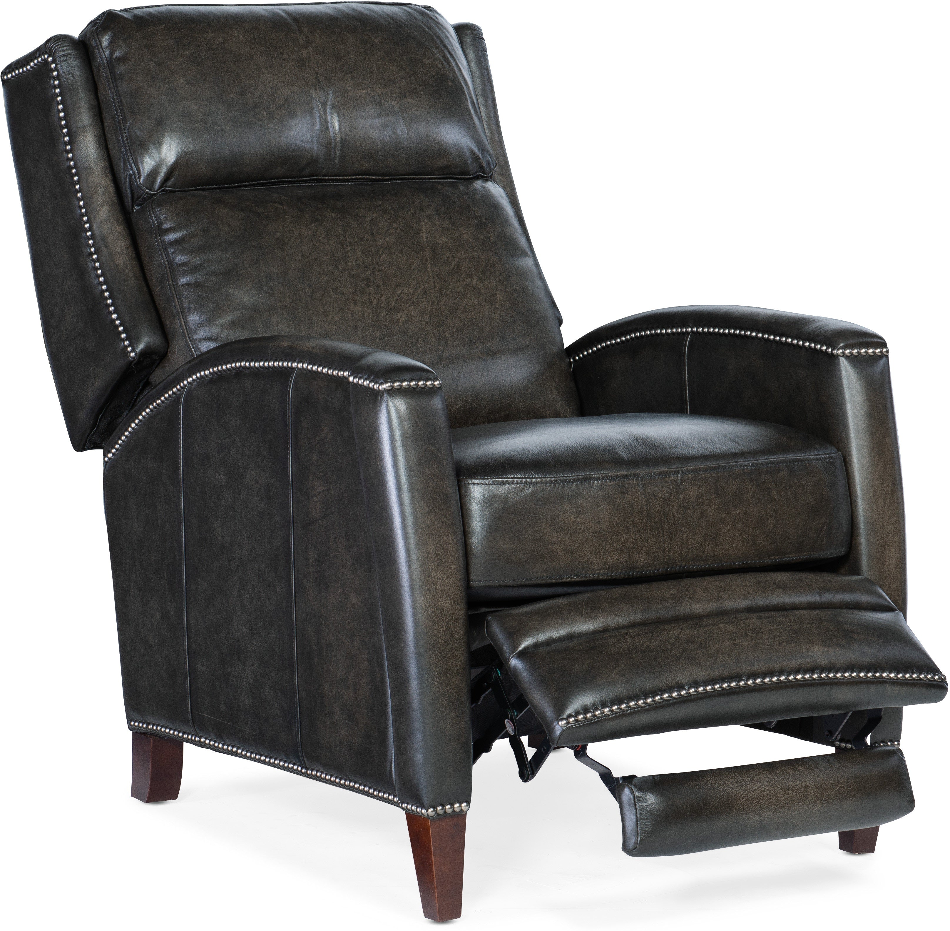 Hooker Furniture Living Room Declan Manual Push Back Recliner