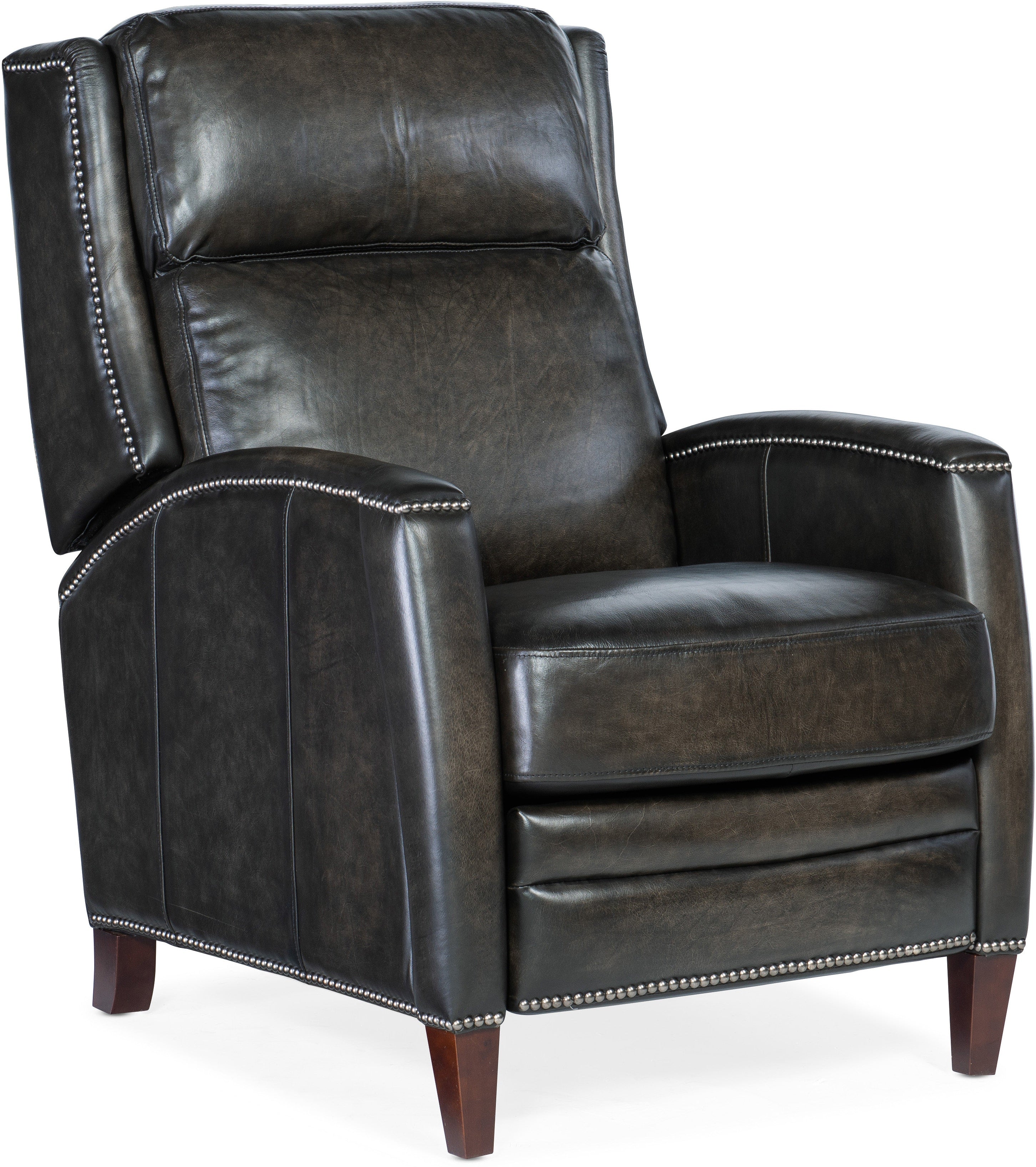 Hooker Furniture Living Room Declan Manual Push Back Recliner
