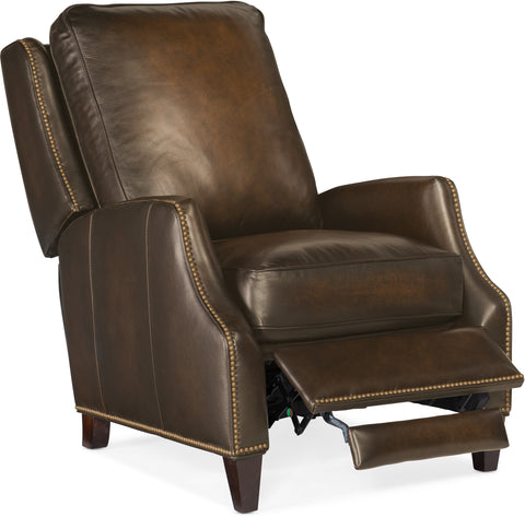 Hooker Furniture Living Room Kerley Manual Push Back Recliner
