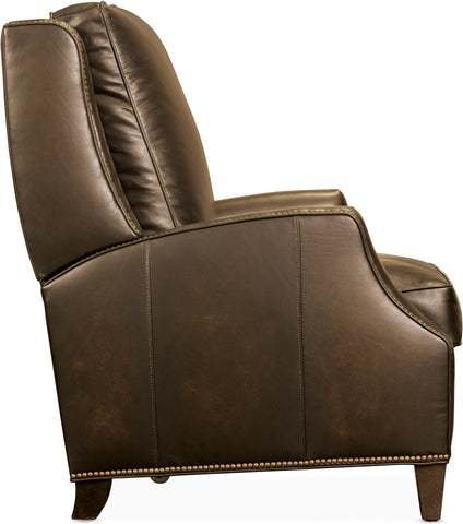 Hooker Furniture Living Room Kerley Manual Push Back Recliner