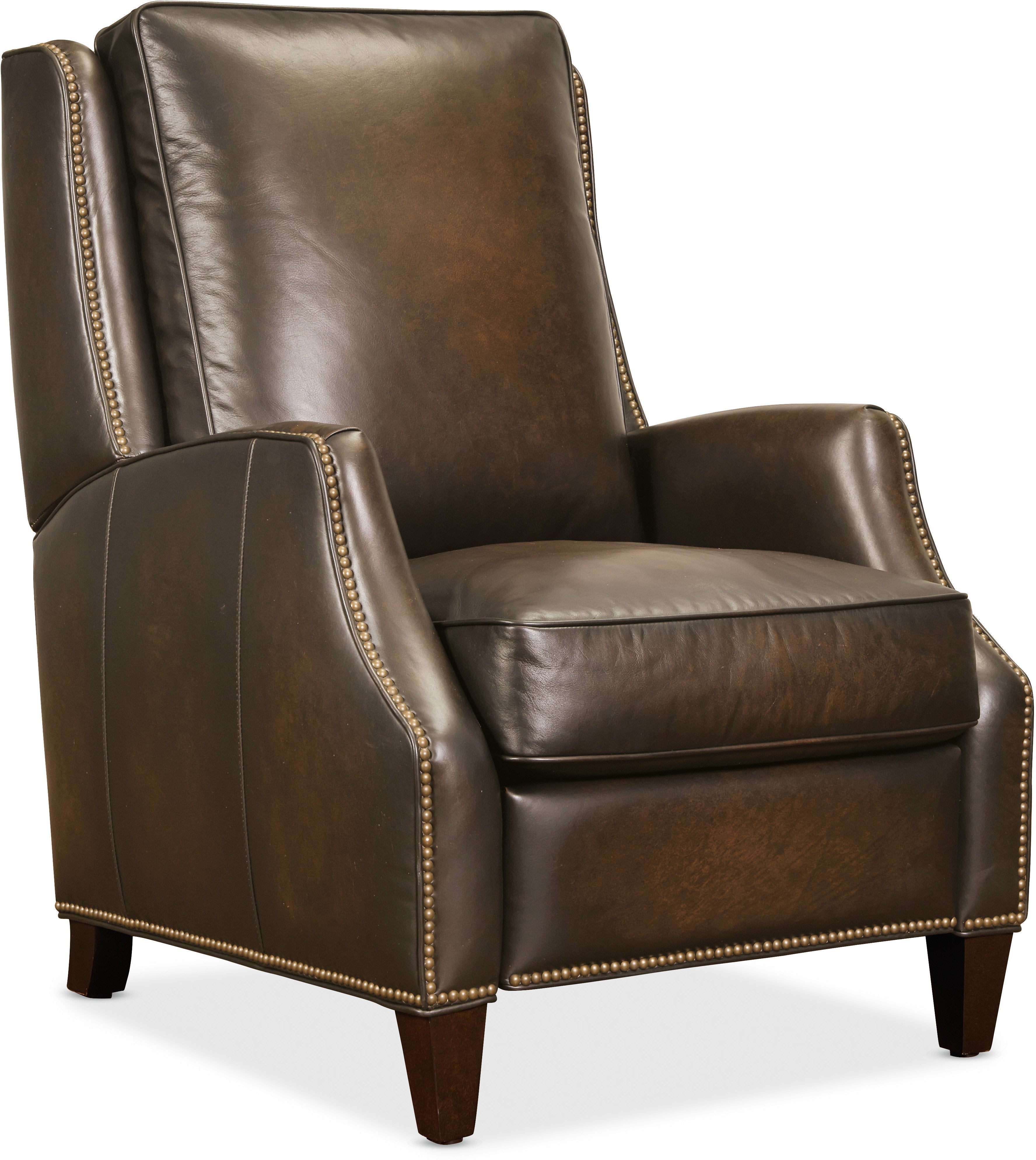 Hooker Furniture Living Room Kerley Manual Push Back Recliner