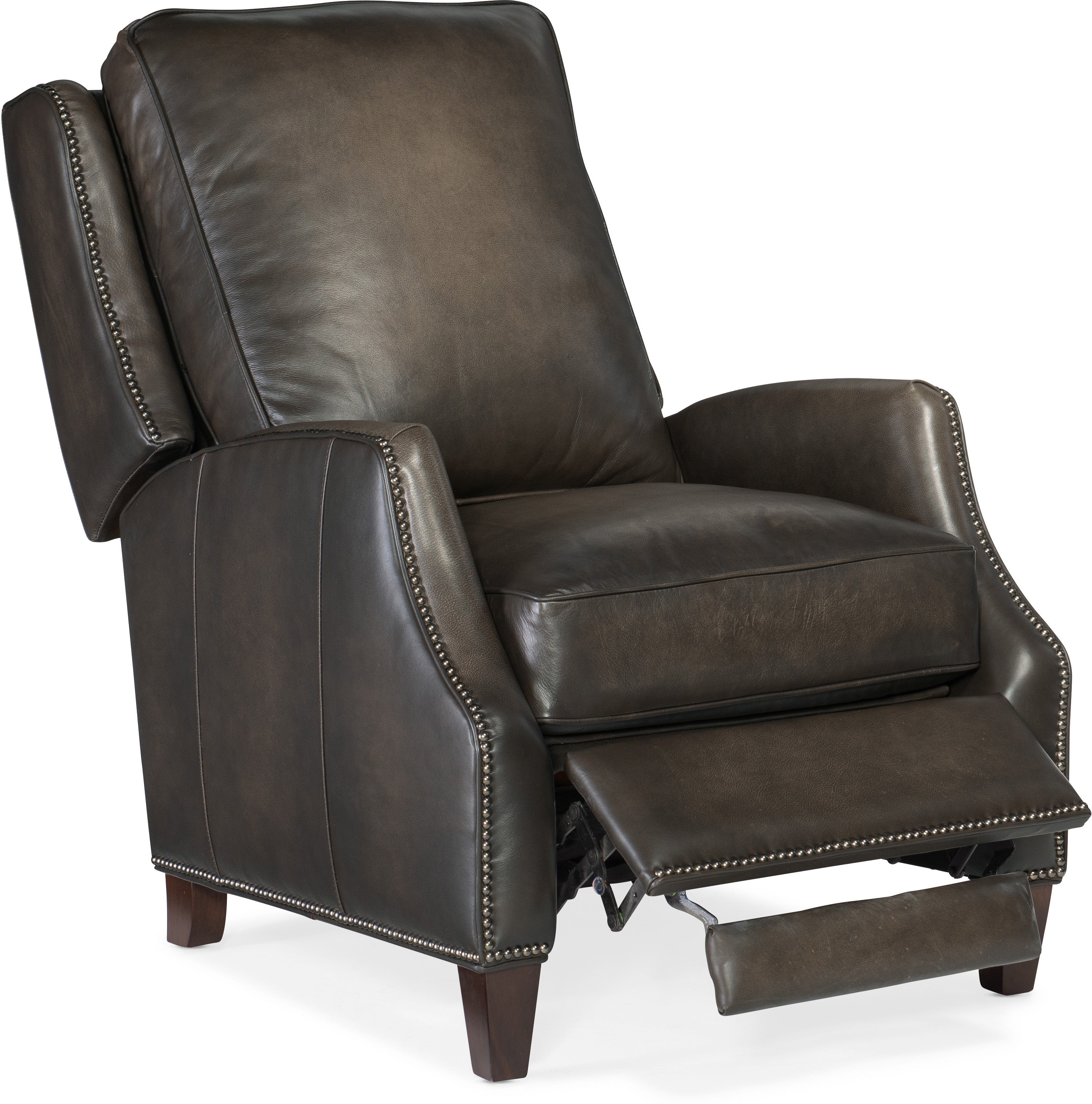 Hooker Furniture Living Room Kerley Manual Push Back Recliner